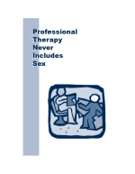 Professional therapy never includes sex